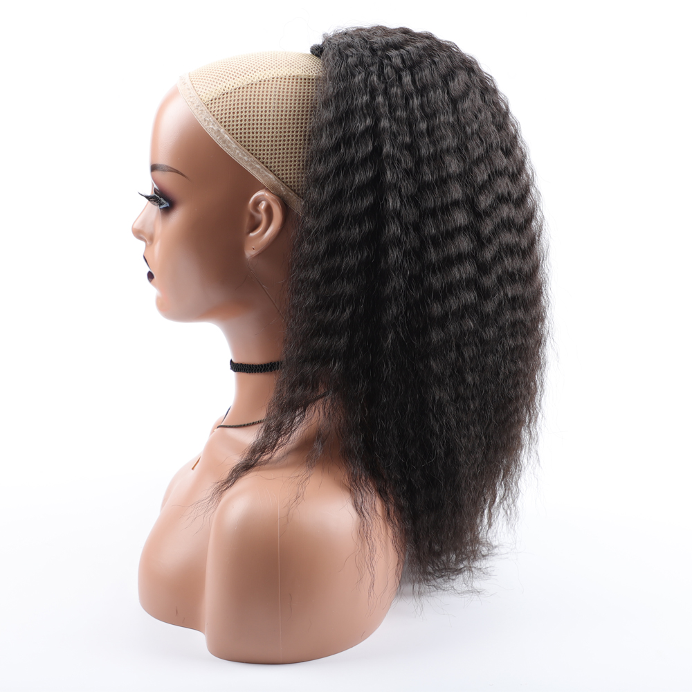 Drawstring Afro Curly Puff Ponytail - Искусственный синтетический хвост на шнурке, эластичное