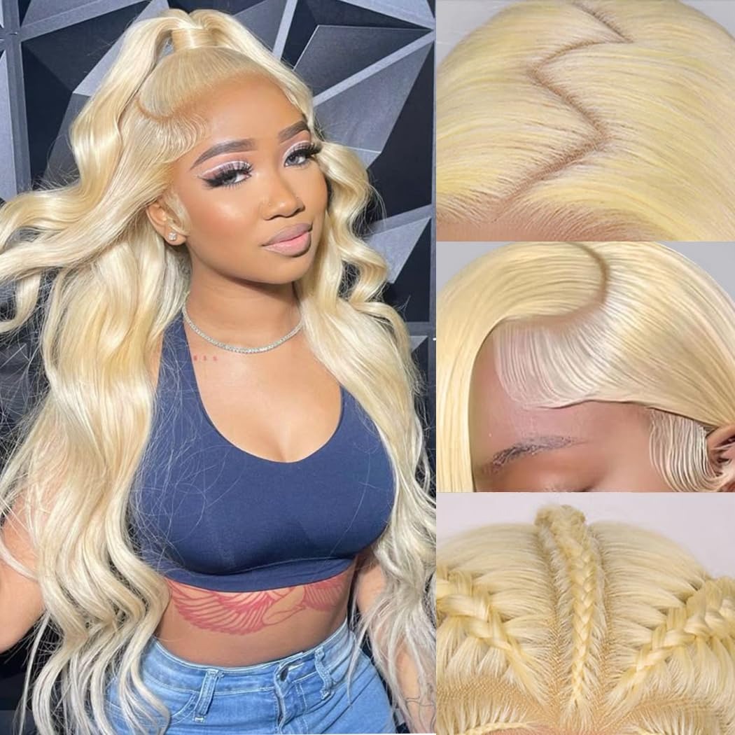 613 Blonde Body Wave Lace Front Wig - Парик с HD-кружевной передней частью 613,