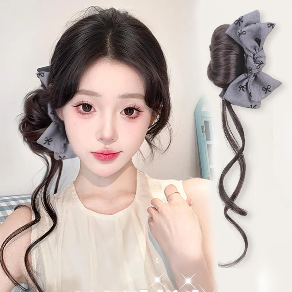 Claw Clip Messy Bun Hair Piece - Синтетические волосы, пучок, наращивание волос с
