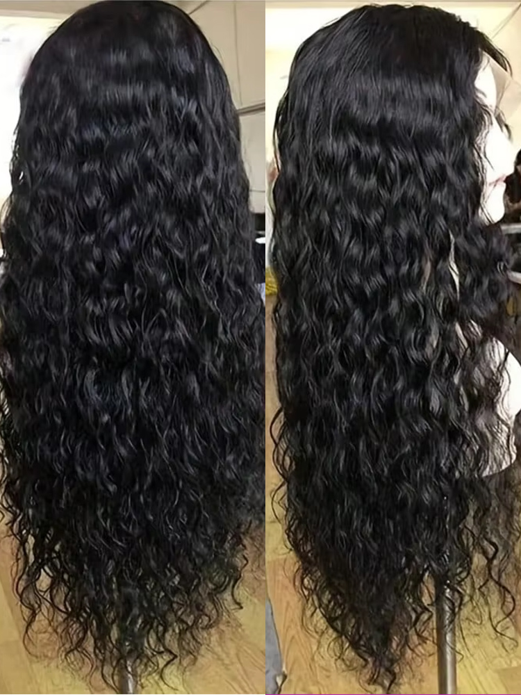 Water Wave Bulk Human Hair For Braiding - Парик из натуральных человеческих волос плотностью
