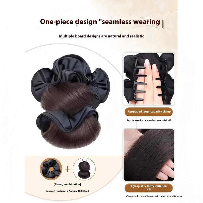 Claw Clip Messy Bun Hair Piece - Легкая прическа, синтетический коготь, беспорядочный пучок