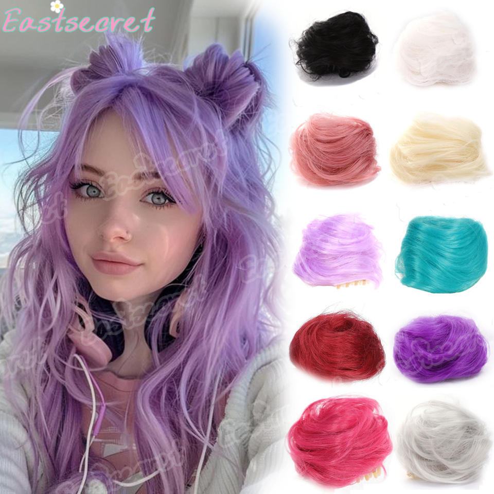 Claw Clip Messy Bun Hair Piece - Женский синтетический пучок для волос EAST,