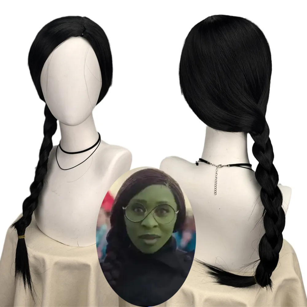 Synthetic Braided Wigs For Black Women - Парики Wicked Elphaba для женщин и