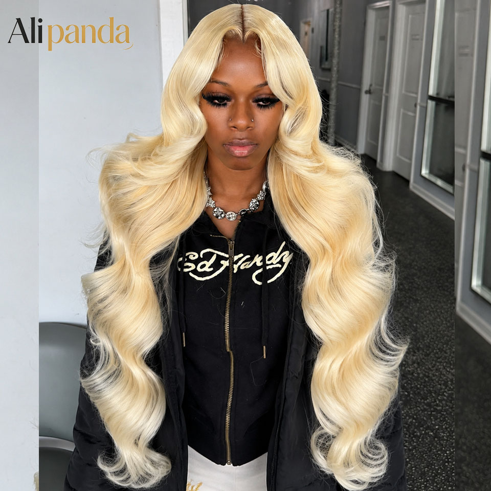 613 Blonde Body Wave Lace Front Wig - Парик из натуральных волос с кружевной