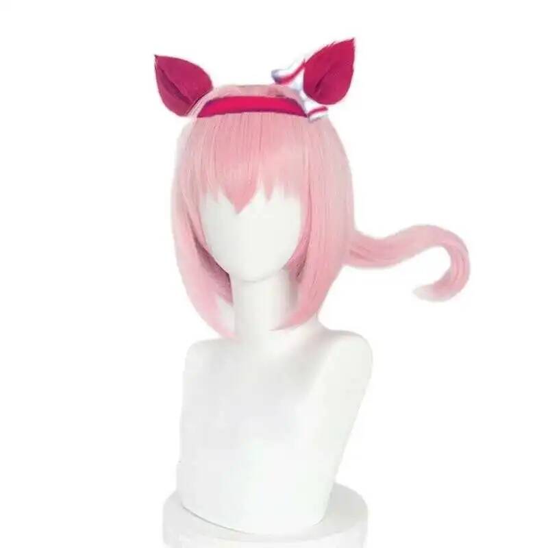 Synthetic Wigs - Uma Musume Haru Urara Косплей Парик