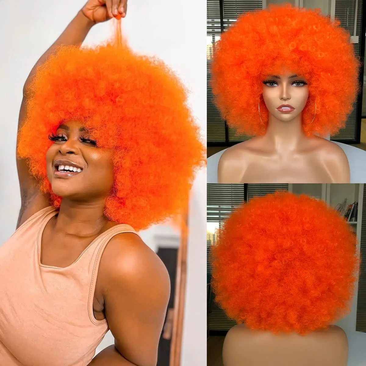 Парик афро кудрявый синтетичес – обзор и цена Synthetic Braided Wigs For Black Women