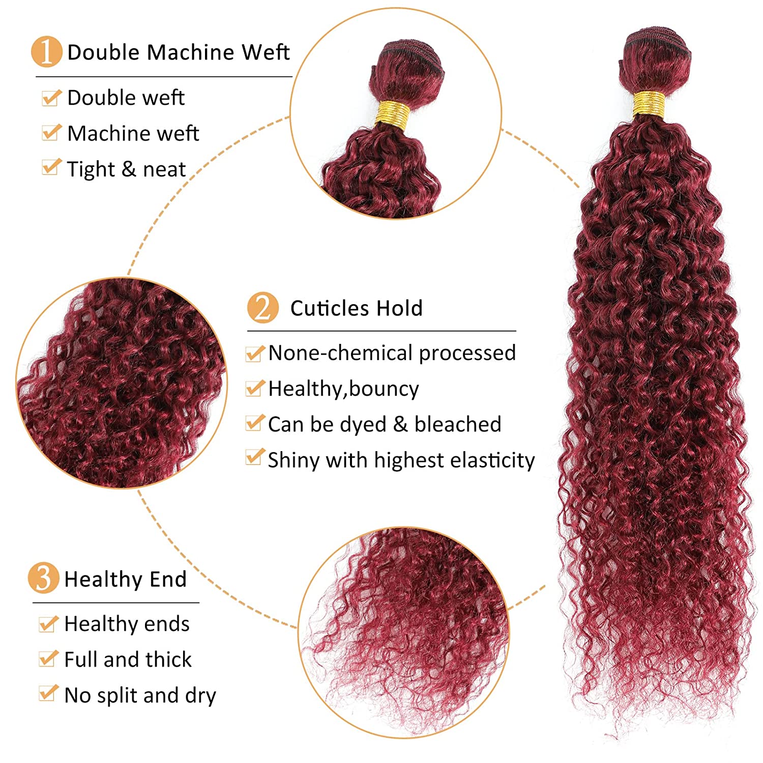 Наборы волос 12A Water Wave с  – обзор и цена Deep Wave 3 Bundles With Closure