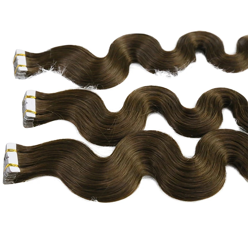 Накладные волосы из натуральны – обзор и цена Invisible Tape In Extensions Real Hair