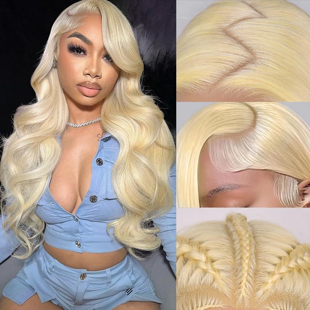 Парик с HD-кружевной передней  – обзор и цена 613 Blonde Body Wave Lace Front Wig