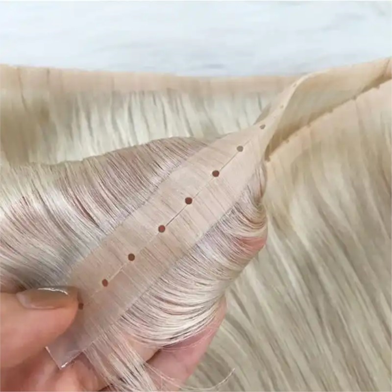 Невидимые искусственные волосы – обзор и цена Invisible Tape In Extensions Real Hair