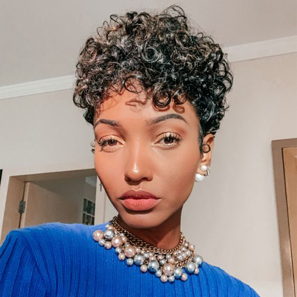 Короткий парик с стрижкой пикс – обзор и цена Short Pixie Cut Wig Human Hair Cheap
