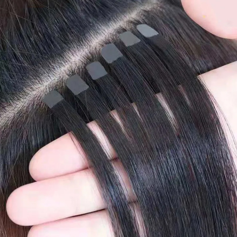 Мини-лента для наращивания вол – обзор и цена Invisible Tape In Extensions Real Hair