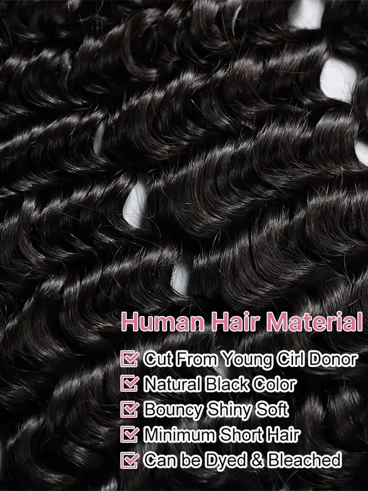 Парик из натуральных человечес – обзор и цена Water Wave Bulk Human Hair For Braiding