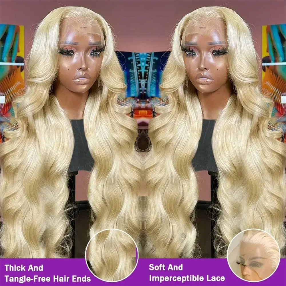 Finros Body Wave 13x6 HD Прозр – обзор и цена 613 Blonde Body Wave Lace Front Wig