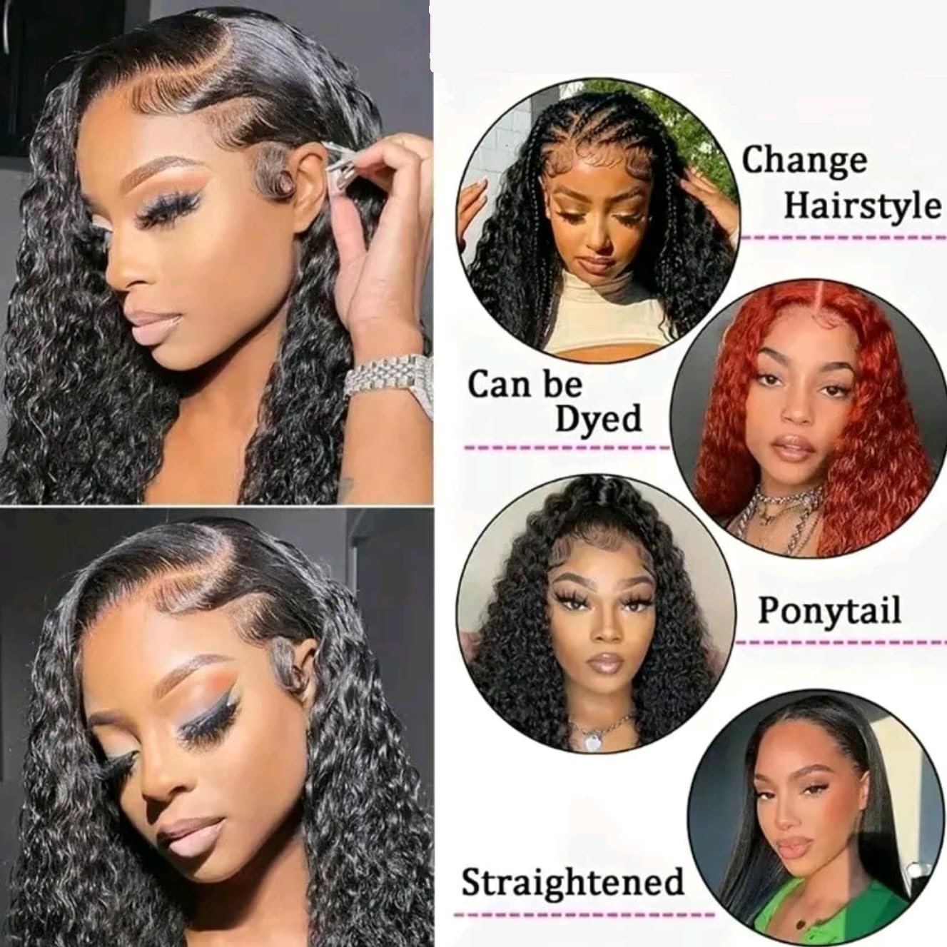 Парик из натуральных волос с п – обзор и цена Human Hair Wigs