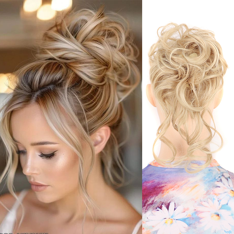Грязный пучок волос для женщин – обзор и цена Claw Clip Messy Bun Hair Piece