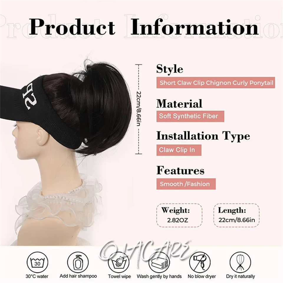 Грязный пучок для волос, закол – обзор и цена Claw Clip Messy Bun Hair Piece