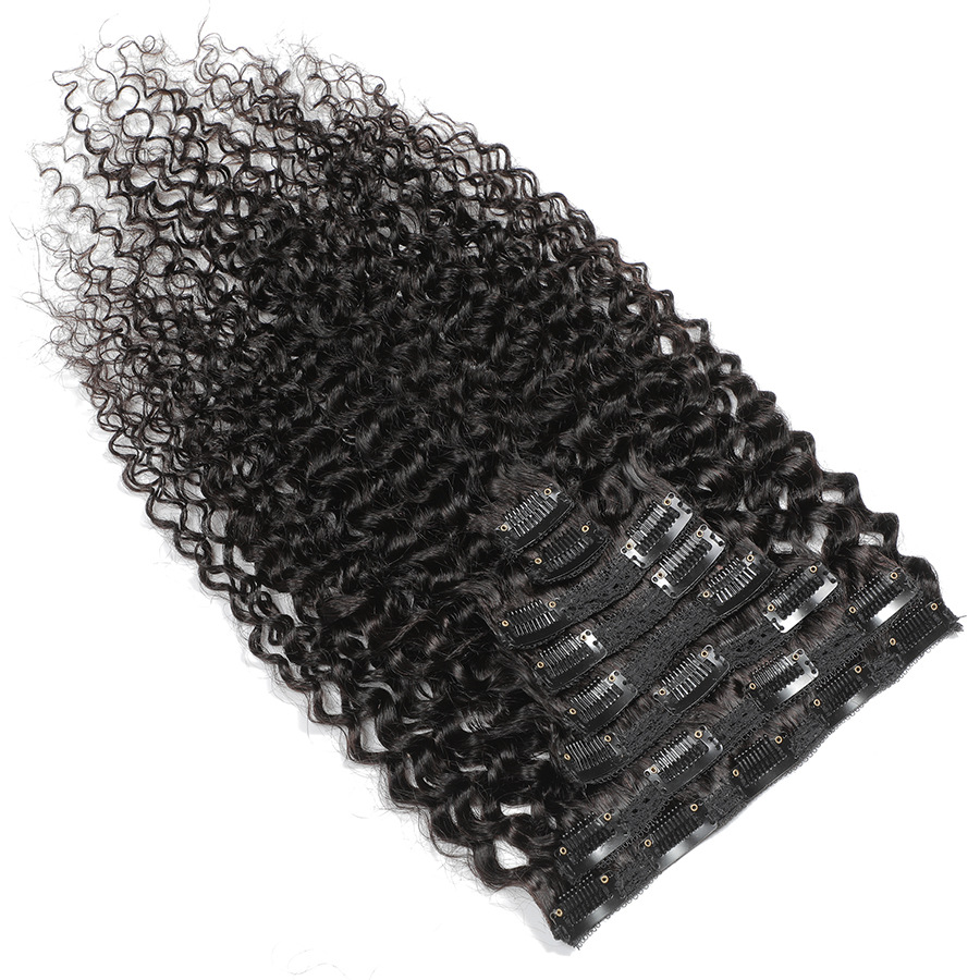 Накладные волосы Newmi Kinky C – обзор и цена Seamless Clip In Hair Extensions Human Hair