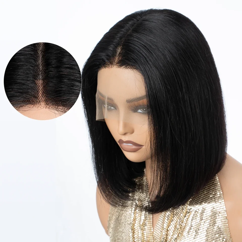 Прямые короткие парики Боб Чел – обзор и цена Glueless Wear And Go Human Hair Wig