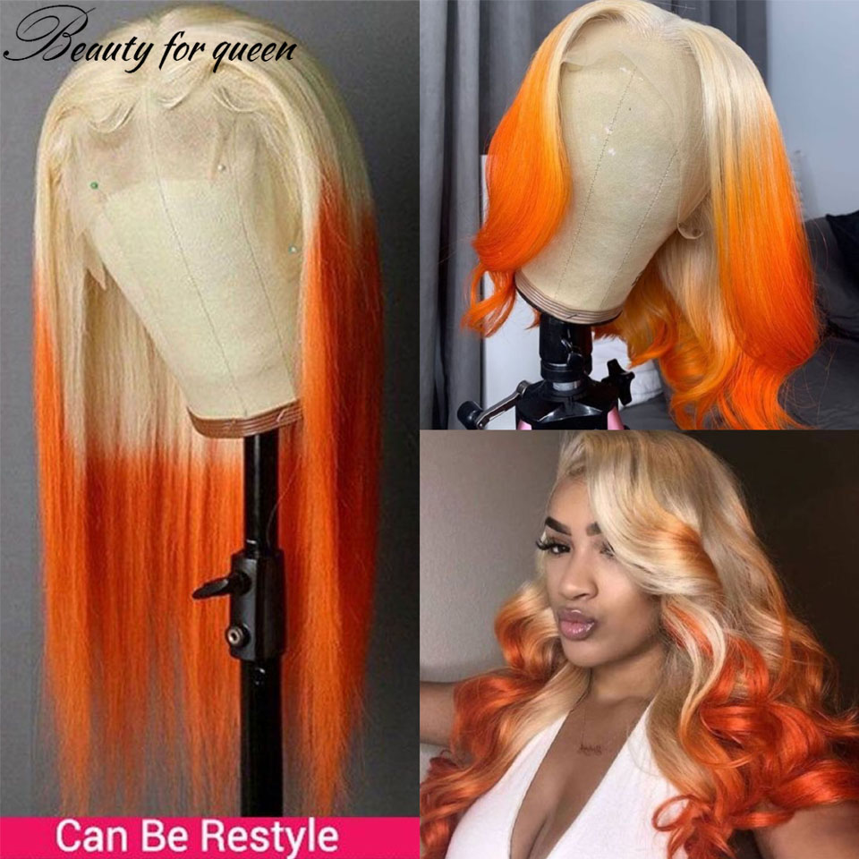 Рыжий 613 Оранжевый объемная в – обзор и цена 613 Blonde Body Wave Lace Front Wig