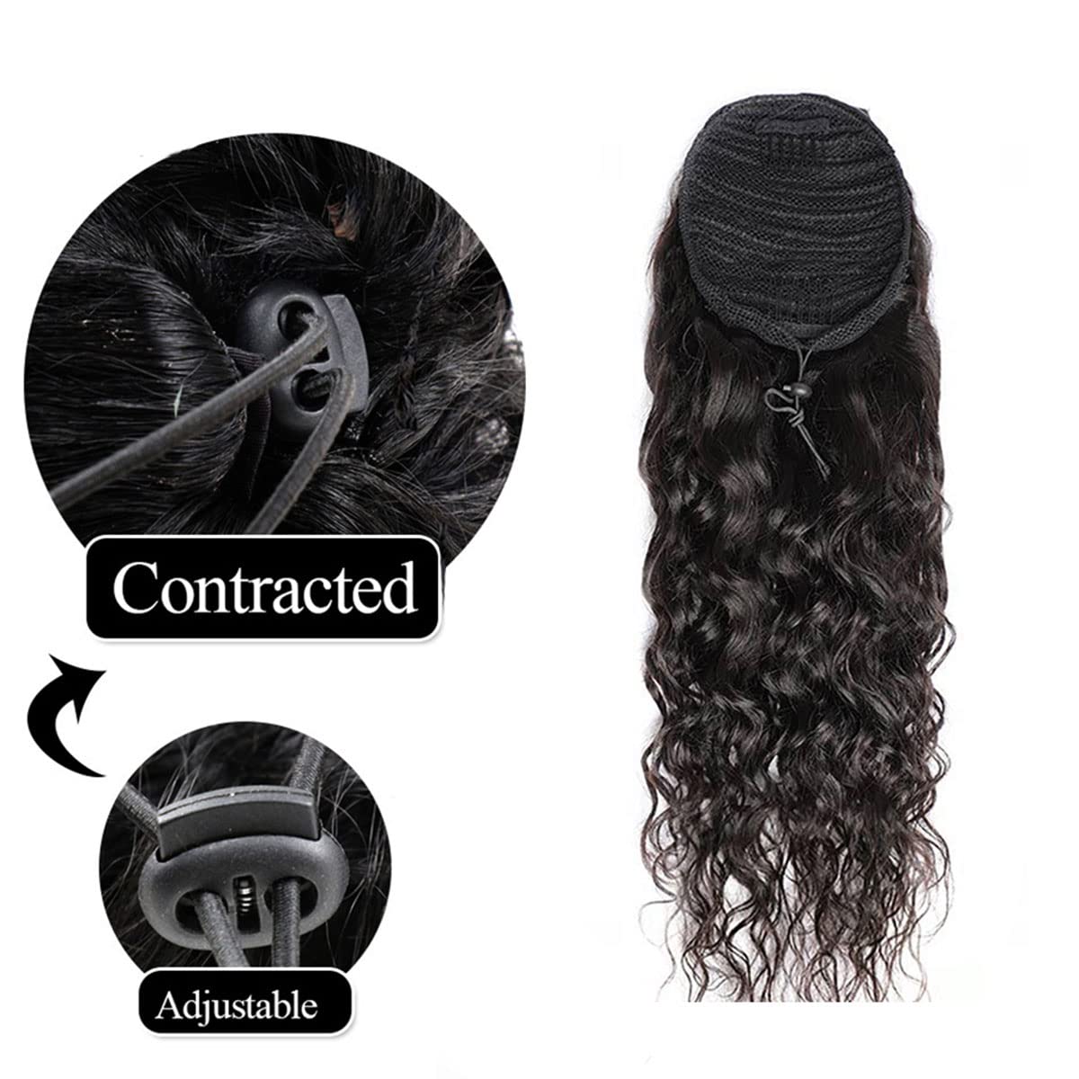 Накладной хвост-шиньон из нату – обзор и цена Seamless Clip In Hair Extensions Human Hair