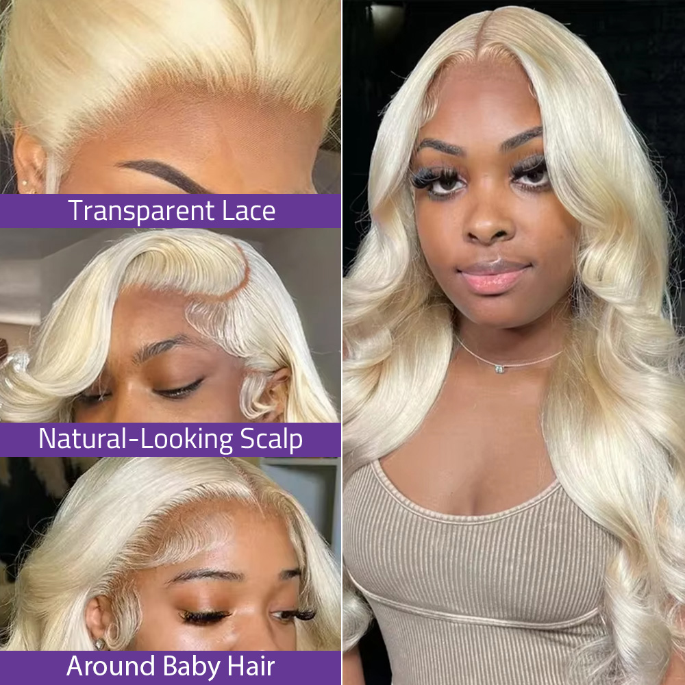 13x4 13x6 HD прозрачный кружев – обзор и цена 613 Blonde Body Wave Lace Front Wig