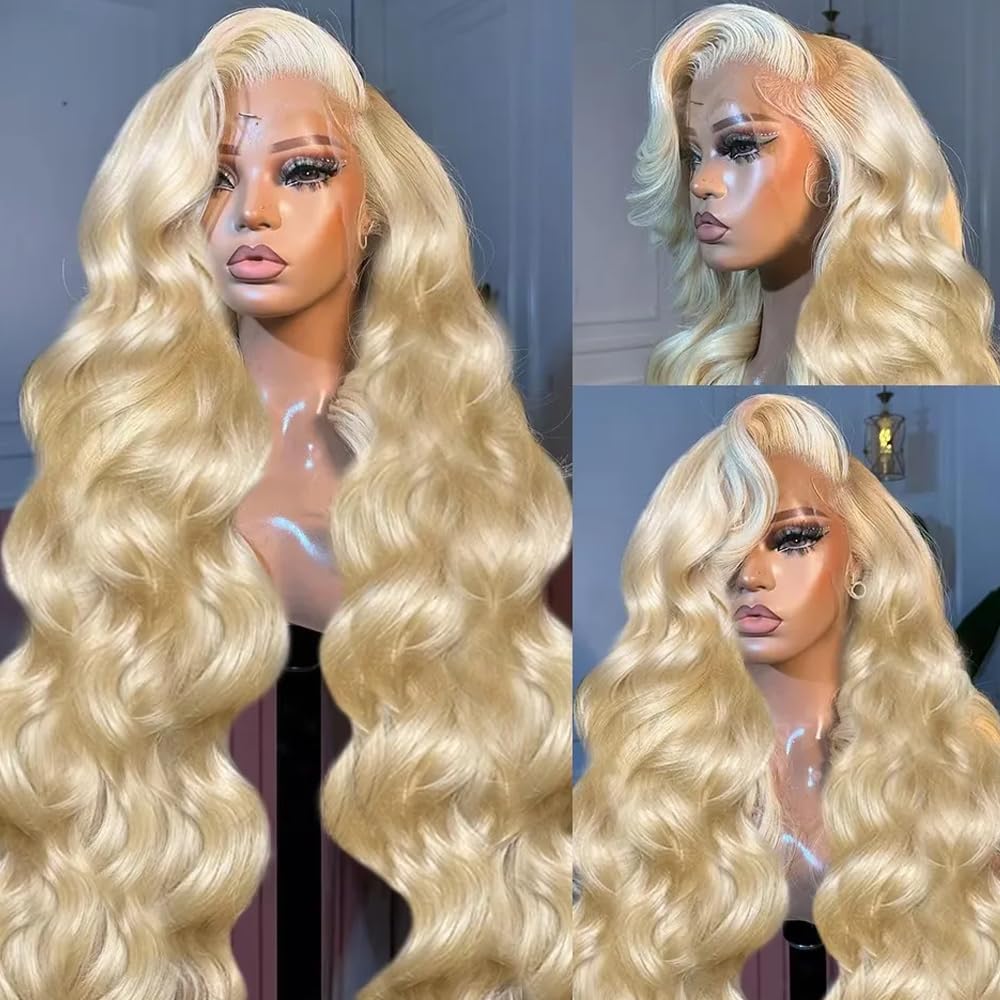 # Парик из натуральных волос 6 – обзор и цена 613 Blonde Body Wave Lace Front Wig