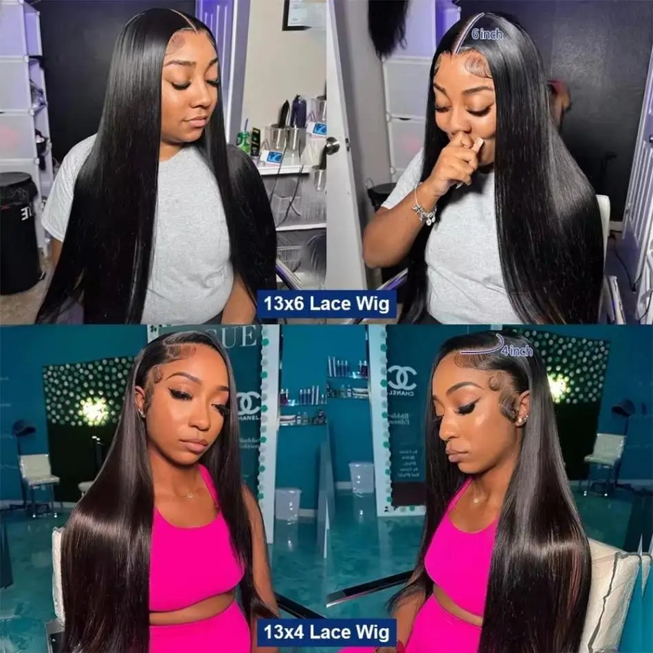 40-дюймовые прямые парики из н – обзор и цена Hd Lace Frontal Wig Human Hair Pre Plucked