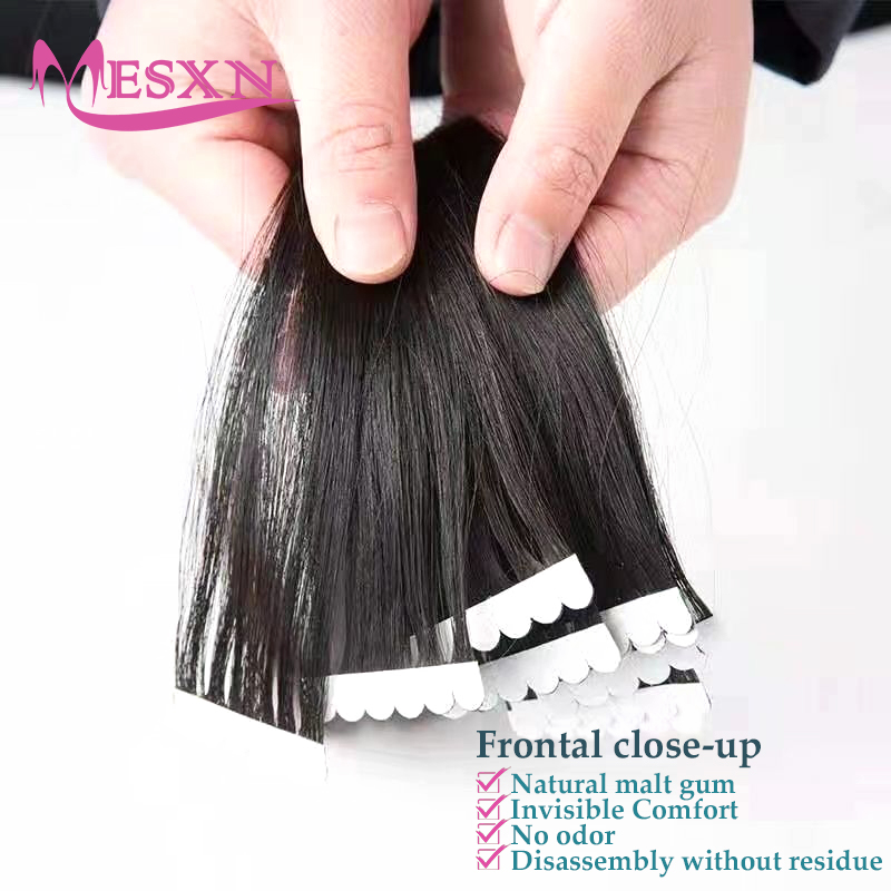 Прямые Мини-ленты для наращива – обзор и цена Invisible Tape In Extensions Real Hair