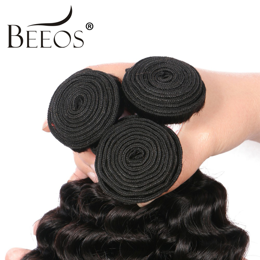Натуральные волнистые пучки BE – обзор и цена Deep Wave 3 Bundles With Closure