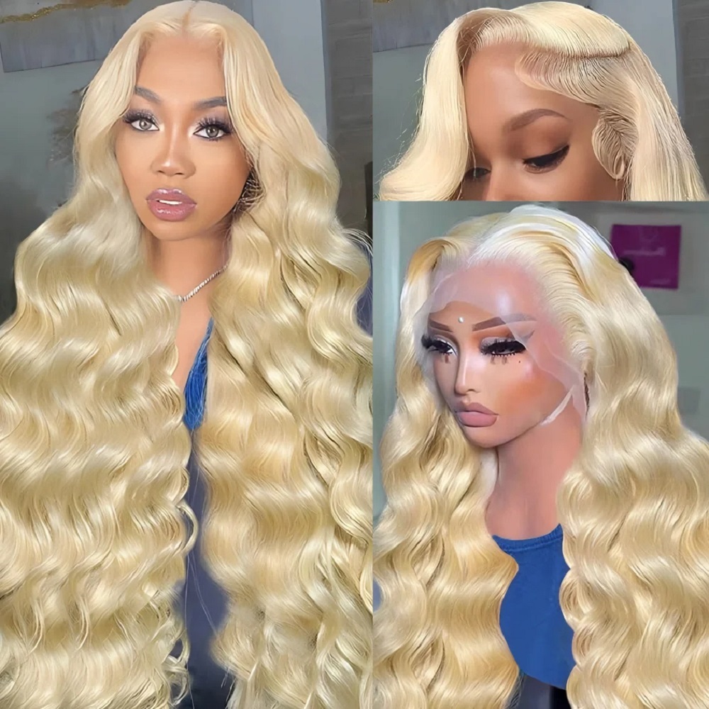 46-дюймовые HD-парики из светл – обзор и цена 613 Blonde Body Wave Lace Front Wig
