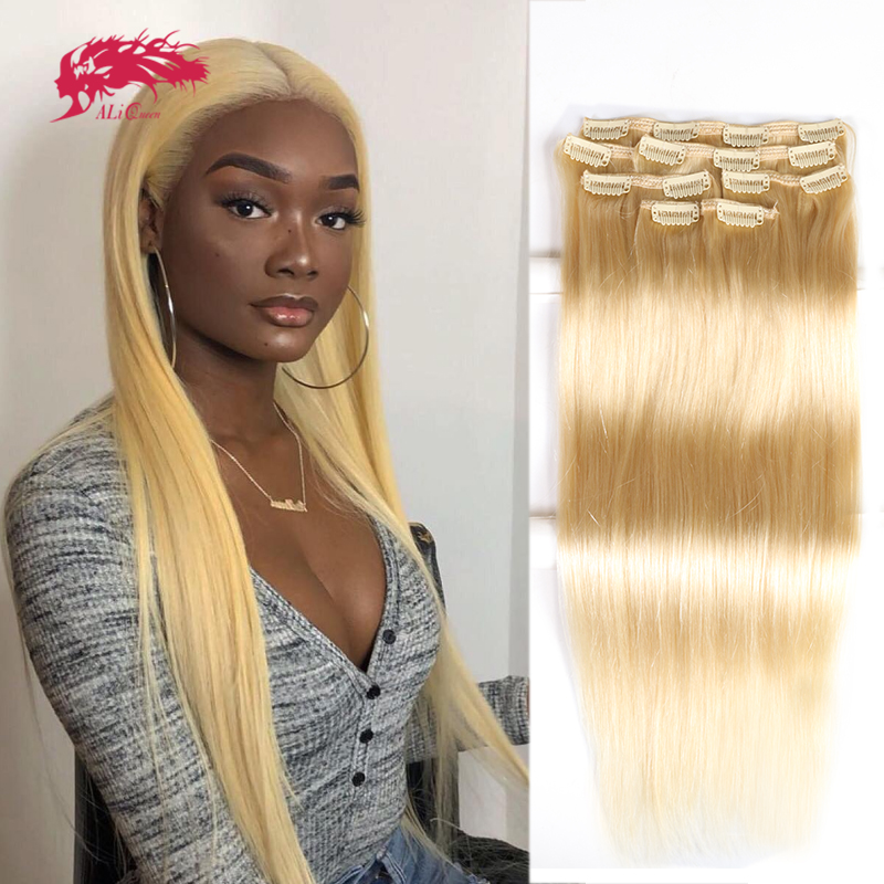 Наращивание волос Ali Queen, 7 – обзор и цена Seamless Clip In Hair Extensions Human Hair