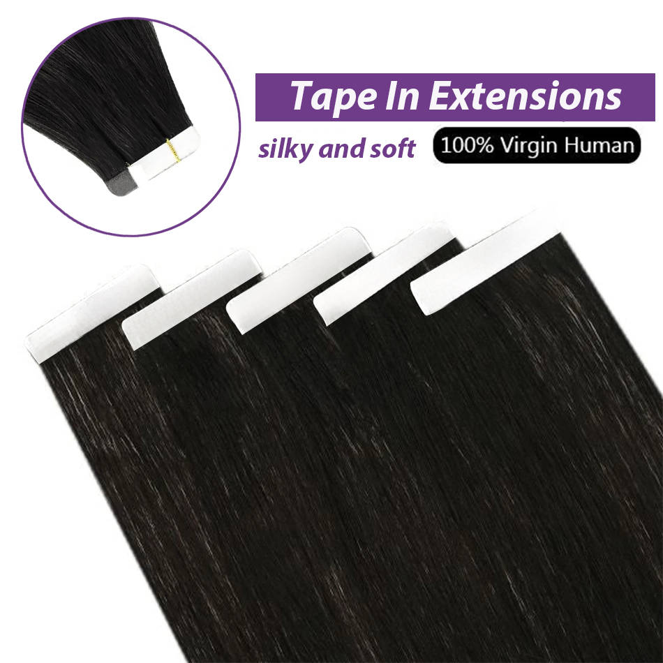 Прямая лента для наращивания в – обзор и цена Invisible Tape In Extensions Real Hair
