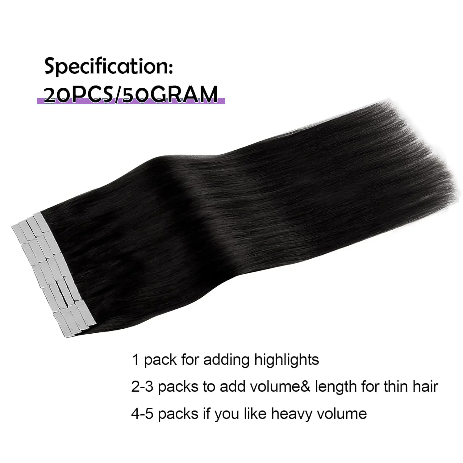 Прямая лента для наращивания в – обзор и цена Invisible Tape In Extensions Real Hair