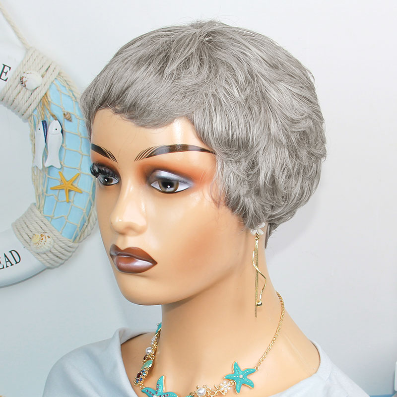 Короткие прямые парики из нату – обзор и цена Short Pixie Cut Wig Human Hair Cheap