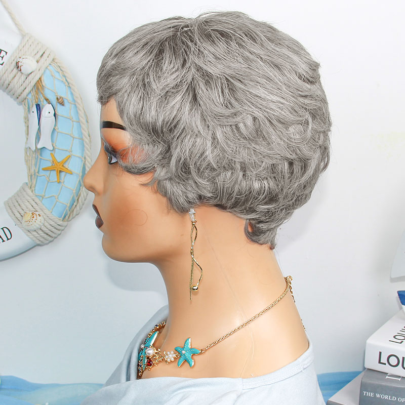 Короткие прямые парики из нату – обзор и цена Short Pixie Cut Wig Human Hair Cheap