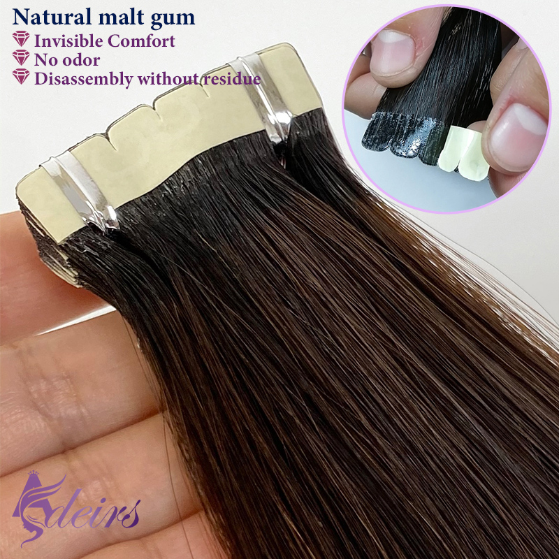 Мини-лента ADEIRS для наращива – обзор и цена Invisible Tape In Extensions Real Hair