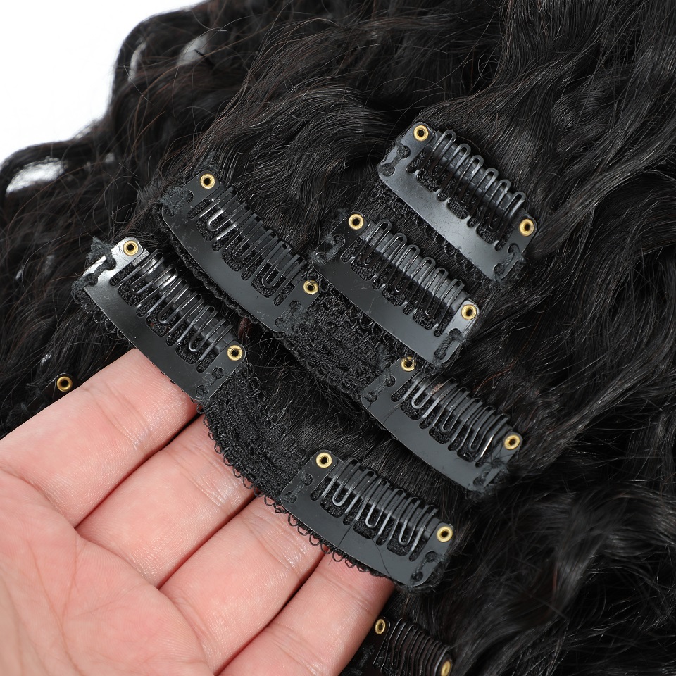 Накладные волосы на заколках W – обзор и цена Seamless Clip In Hair Extensions Human Hair