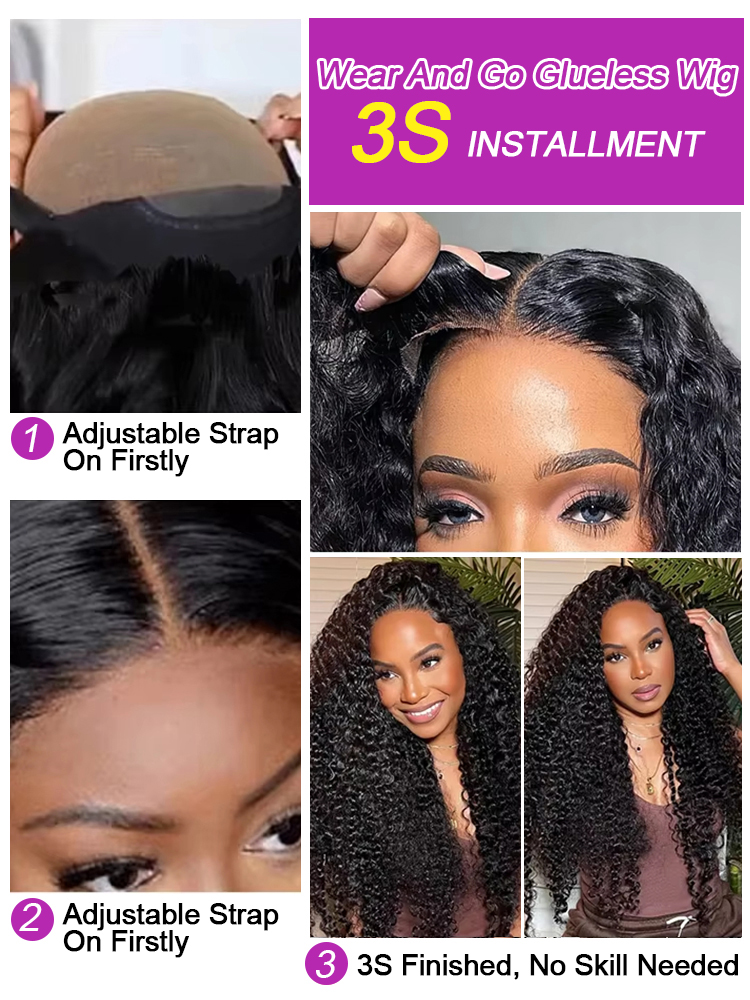 Парики с глубокими волнами 13x – обзор и цена Water Wave Bulk Human Hair For Braiding