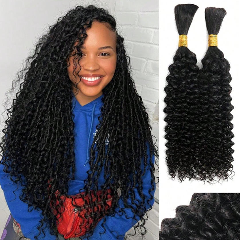 Натуральные волосы для плетени – обзор и цена Water Wave Bulk Human Hair For Braiding