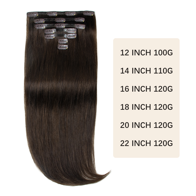 Невидимая толстая заколка из и – обзор и цена Seamless Clip In Hair Extensions Human Hair