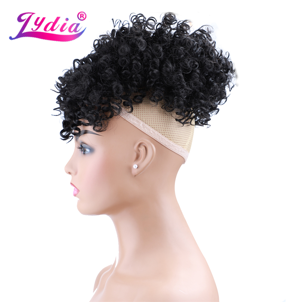 Синтетический высокий пышный а – обзор и цена Drawstring Afro Curly Puff Ponytail